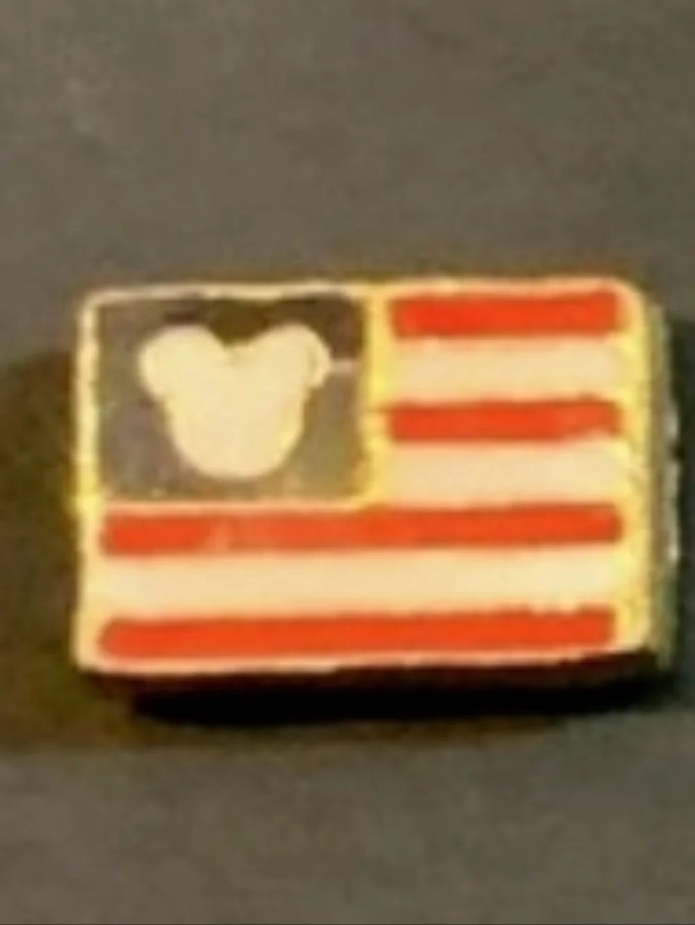 American Flag Enamel Pin - Red, White, Blue